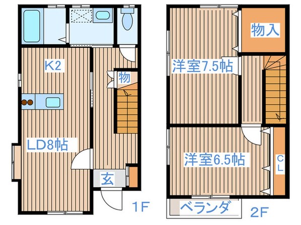 モンフレールの物件間取画像